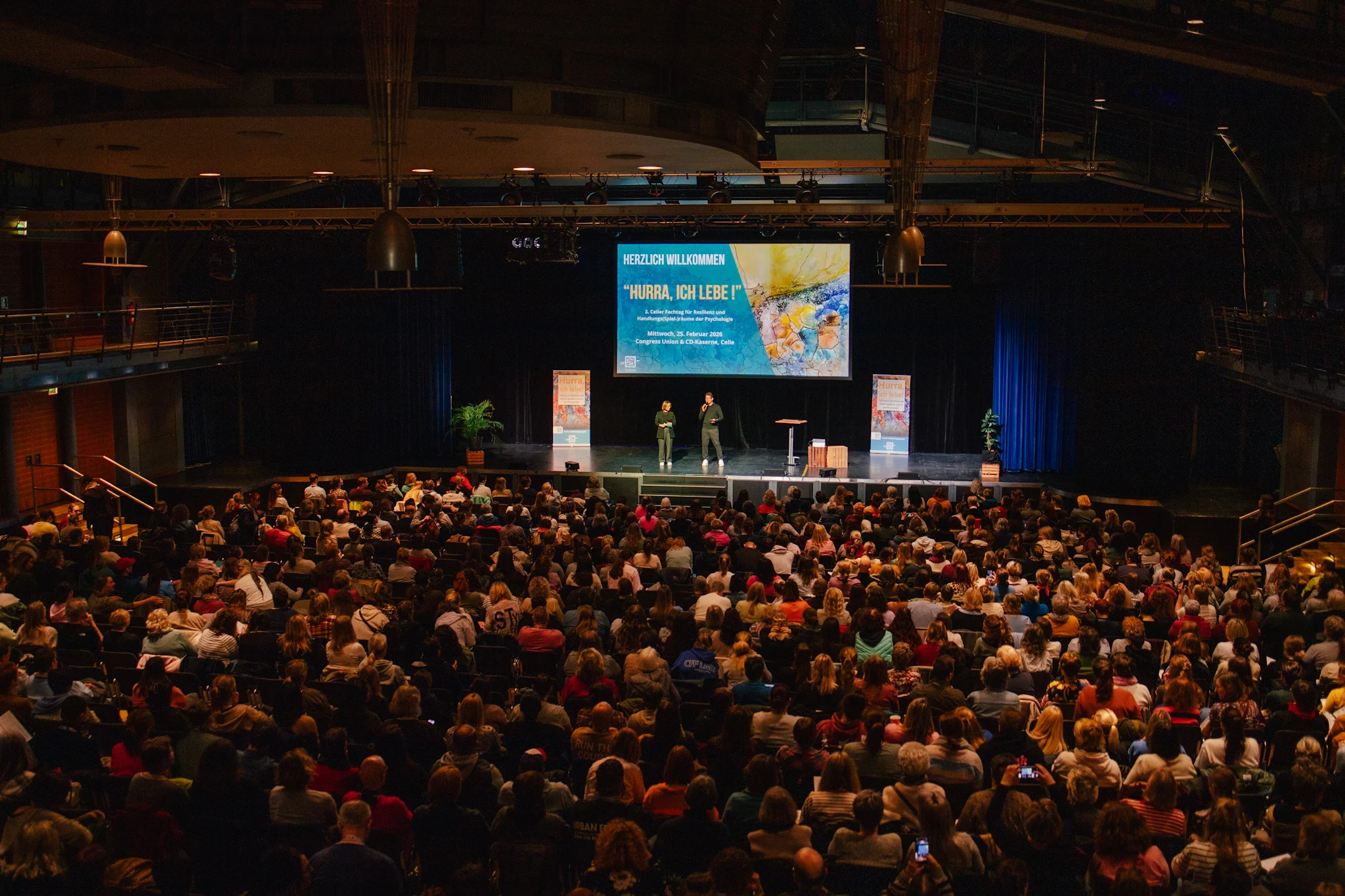 1. Kai Thomsen und Sinja Jaskulla_ Initiatoren des Fachtags Hurra, ich lebe